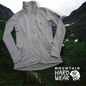 Mountain Hardwear Onista Paneled Softshell Tech Jacket Dark Gray XS